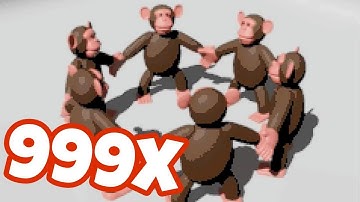 Happy Monkey Circle meme (Speed 999x)