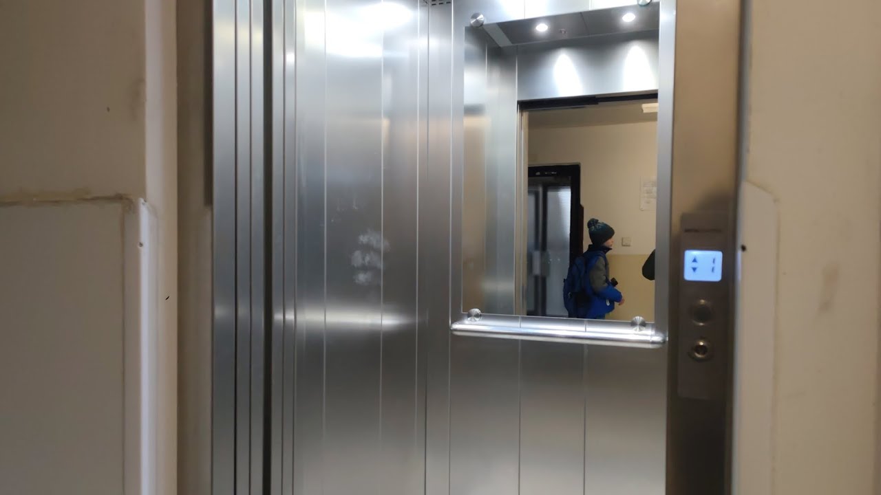 Two 2016 Betacontrol traction elevators ride! (Voříškova 4-Brno,Czechia🇨🇿)
