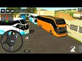 BUS SIMULATOR INDONESIA|| Bus🚌 Driving👮♂️ City euro Coach bus Simulator 🔥-Android Gameplay Bus 2024
