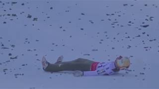 Skier Fails Landing On Snow During Ski Jump Thomas Diethart Accident
