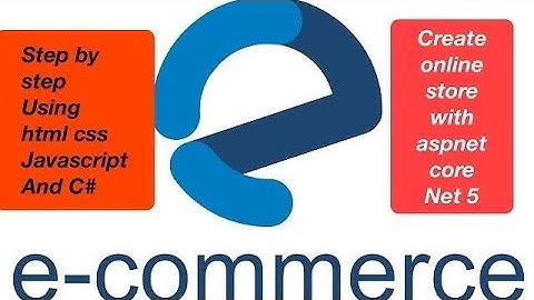 How to Create a E-commerce Website in aspnet core MVC (Net 5) Part 6 C#-Tutorial