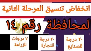 تنسيق المرحلة الثانية المحافظة ١٤ @user-bm4ek8vl9j