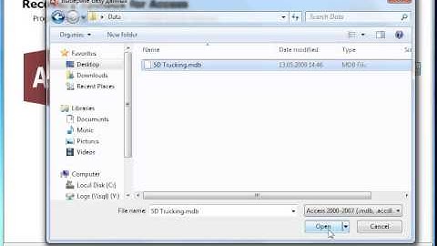 Recovery Toolbox for Access Manual