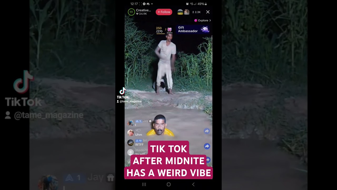 Don't Go on Tik Tok Lives After Midnight 