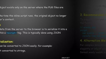 Accessing PUG Passed Objects Inside Inline Scripts Without JSON Conversion