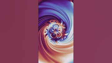 Fractal from a simulation of a magnetic pendulum