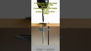 Stopping a Spinning Toggle Bolt with a Simple Nail Trick #diyfix #workshoptips