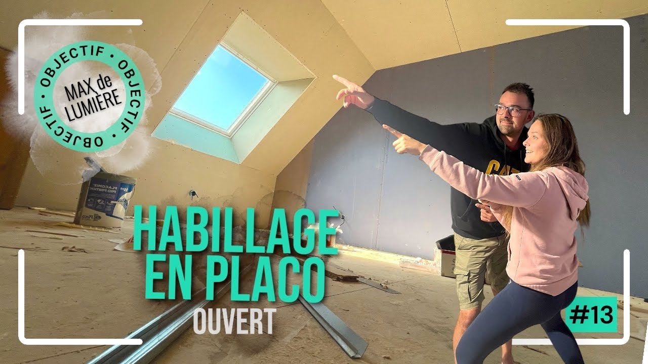 HABILLER UN VELUX EN PLACO EN OUVRANT AU MAAAAX ! Lumière garantie !