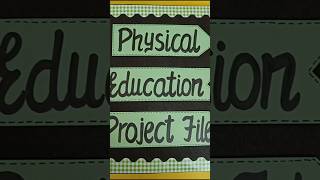 Physical Education Project on Para Badminton and Sai khelo India Test Class 12th #parabadminton