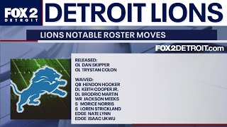 Detroit Lions trim roster to 53-players as deadline hits