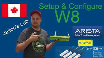 The New Arista W8 Setup & Configure