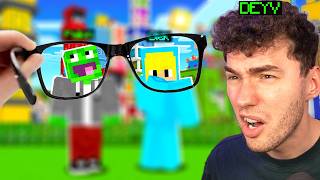 GRAM BEZ SWOICH OKULARÓW w Minecraft! (nic nie widzę)