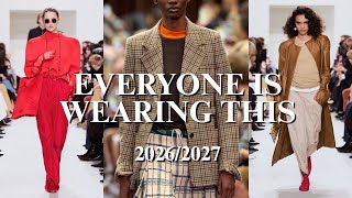 The Style Taking Over Fashion in 2026/2027 | Paris Fashion Week