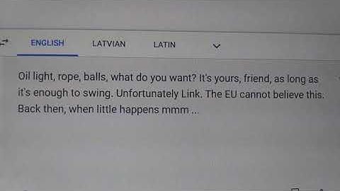 Google translate Morshu scene