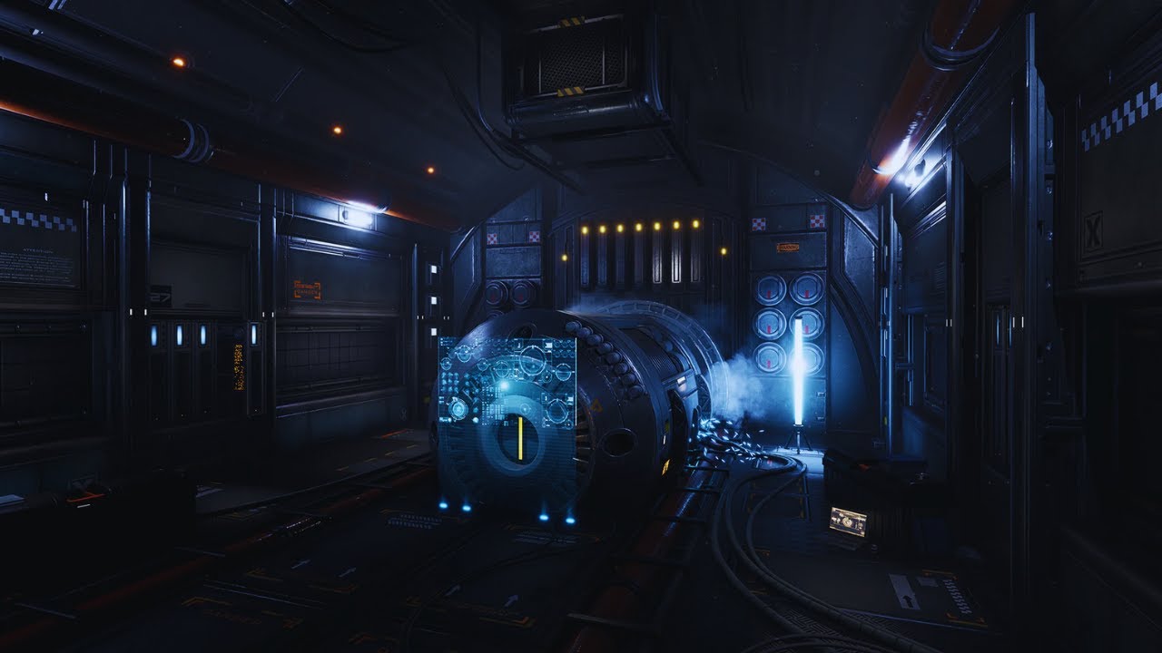 Spaceship Engine Room Ambience | Deep Space White Noise for Sleep & Focus