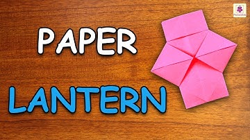 Learn How To Make Lantern Using Paper | Origami For Kids | Periwinkle