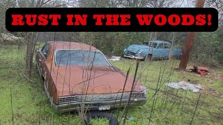 He Ran a Classic Car Lot, but Ten Antique Cars remained UNSOLD in an abandoned woods with old house!