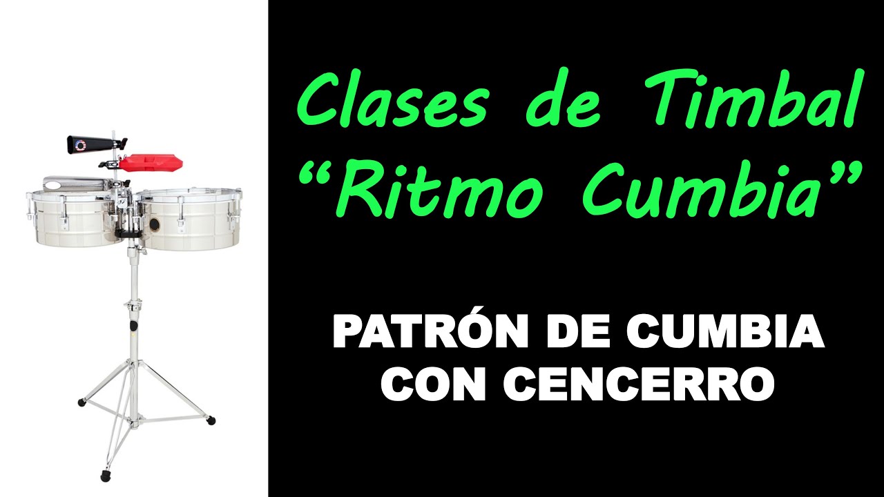 Clases de Timbal / "Ritmo Cumbia" Patrón de cumbia con Cencerro YouTube