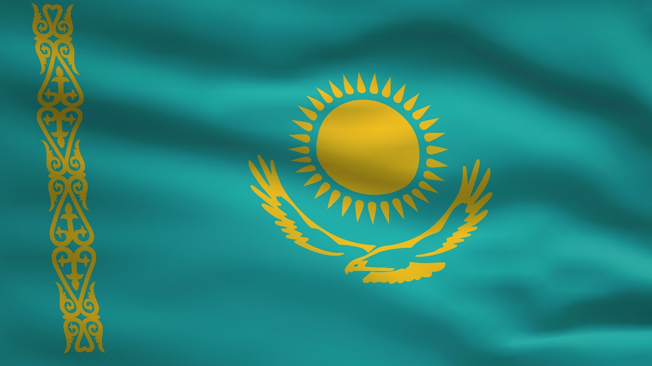 Kazakhstan Waving Flag Animation | 8k Ultra HD | Flags of the World