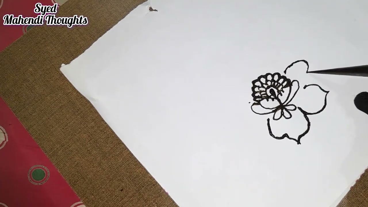 Flower Mahendi Design 2024//For Biggeners Very Easy Henna Tutorial//Mahendi Patches .....
