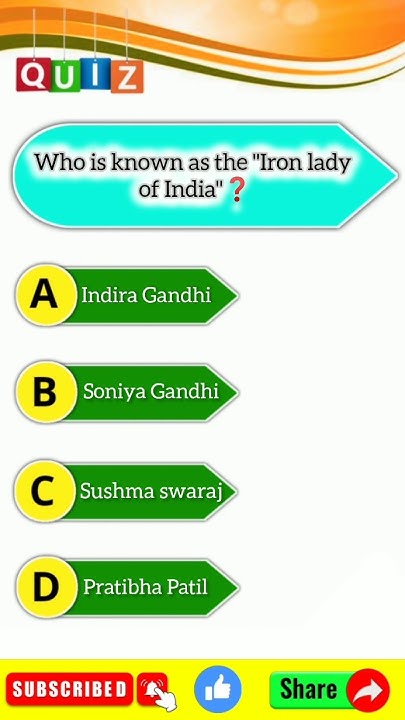 Who Is Known As The Iron Lady Of India shorts gk world YouTube iron-lady-of-asia-photos-philippine-news-agency