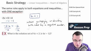Basic Strategy - Inequalities, SAT Math Course #6