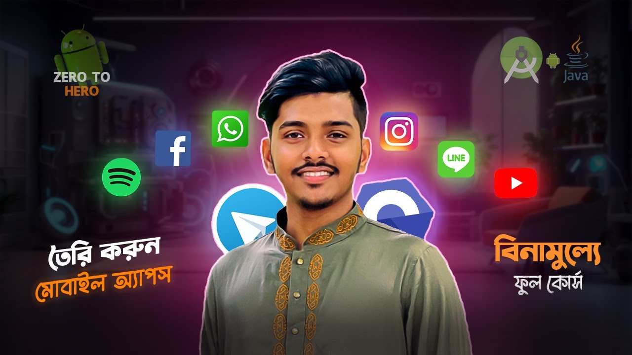 Android App Development Full Course Bangla in android studio - YouTube