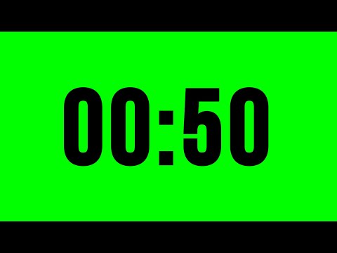 Timer 50 Second With Alarm ⏱ No Music