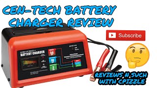 CENTECH BATTERY CHARGER FROM HARBOR FREIGHT REVIEW!