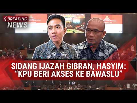 Sidang Ijazah Gibran, Hasyim "KPU Selalu Berikan Akses ke Bawaslu" sebagai 'Viewer'