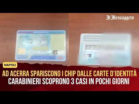 Video Spariscono i chip dalle carte didentità: carabinieri scoprono tre casi in pochi giorni