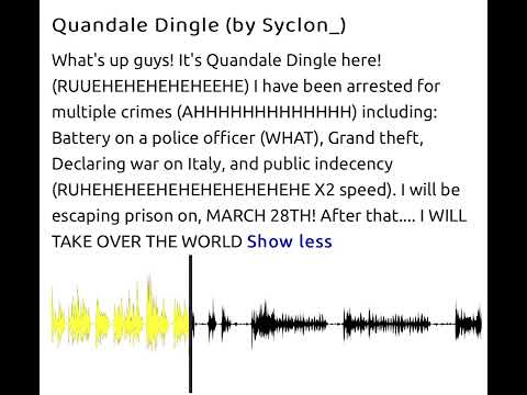 Quandale Dingle Text To Speech Having A Stroke READ DESC 