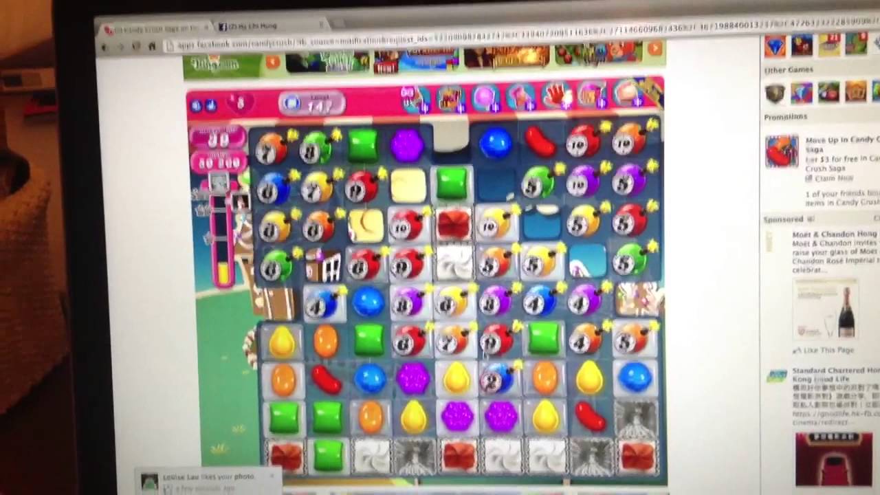 Candy Crush - Insane level 147 - YouTube