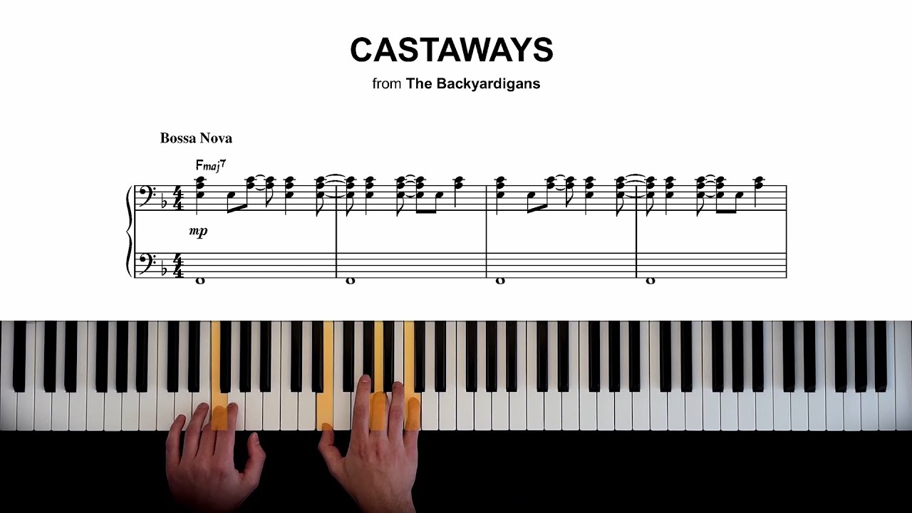 Castaways sheet music backyardigans