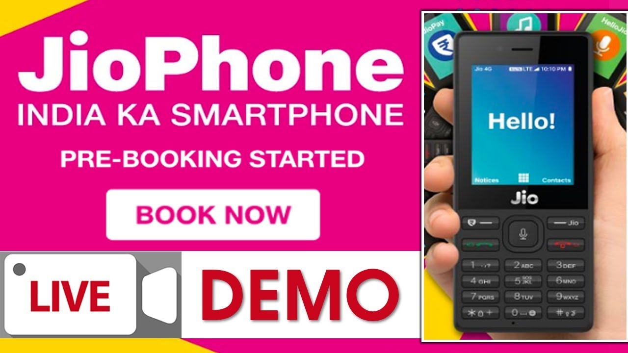 Jio Phone Booking | Live Demo | 24 August 2017[Hindi]