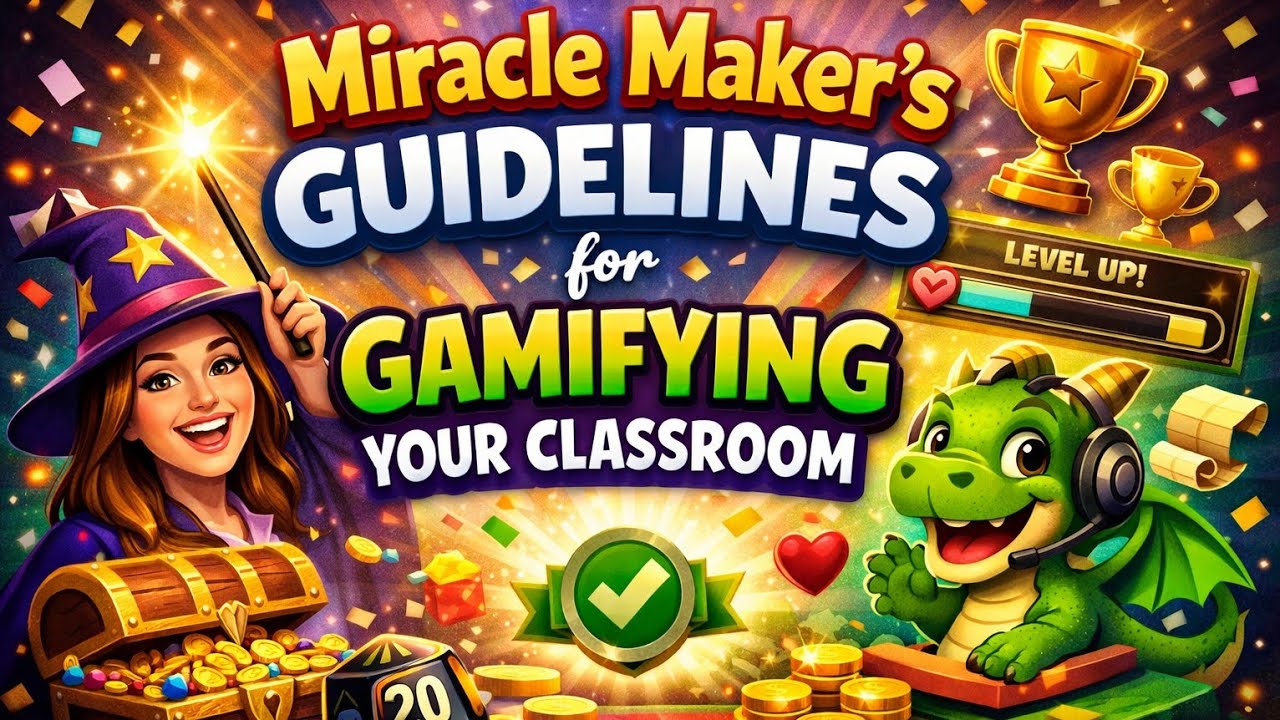 Miracle Maker’s Guidelines for Gamifying Your Classroom