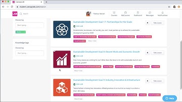 How can I find courses on the CanopyLAB platform?