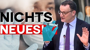 Es war immer klar! Jens Spahn vor der Corona-Enquetekommission