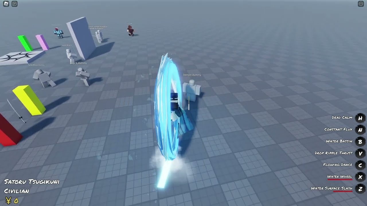 [WIP] Water Breathing Showcase | Untitled Slayer Roblox