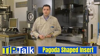 ISCAR TIP TALK - The advantages of a concave pagoda-shaped drilling insert [Hole Making]