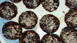 Khajoor(dates)laddu/ khajoor katli/ dates dryfruits roll