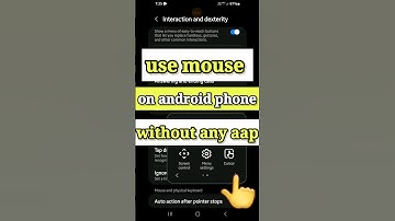 How to use mouse on android phone | without any aap #shorts #android #mouse mou
