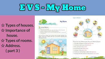 My home Part 3 | EVS for Class 1 | My Home Evs Class 1