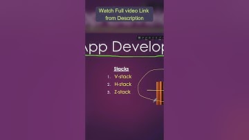 VStack, HStack and ZStack in SwiftUI - IOS