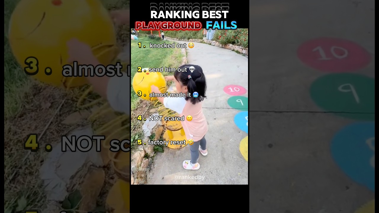 Ranking The Best Playground Fails 🥶