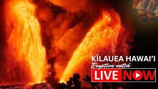KĪLAUEA VOLCANO IS ERUPTING | LAVA & Earthquake Feed | Hawaiʻi 24/7