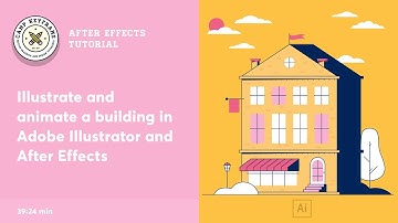Illustrator Tutorial - House illustration and animation (part 1)