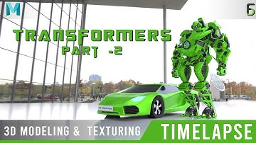 3D Modeling Timelapse Maya  | Transformers | Part -2 | FS CREATiON