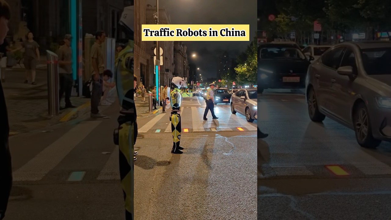 Traffic robot in china 🇨🇳 || ट्रैफ़िक रोबोट आ गए है अब चाइना की सड़को पर 