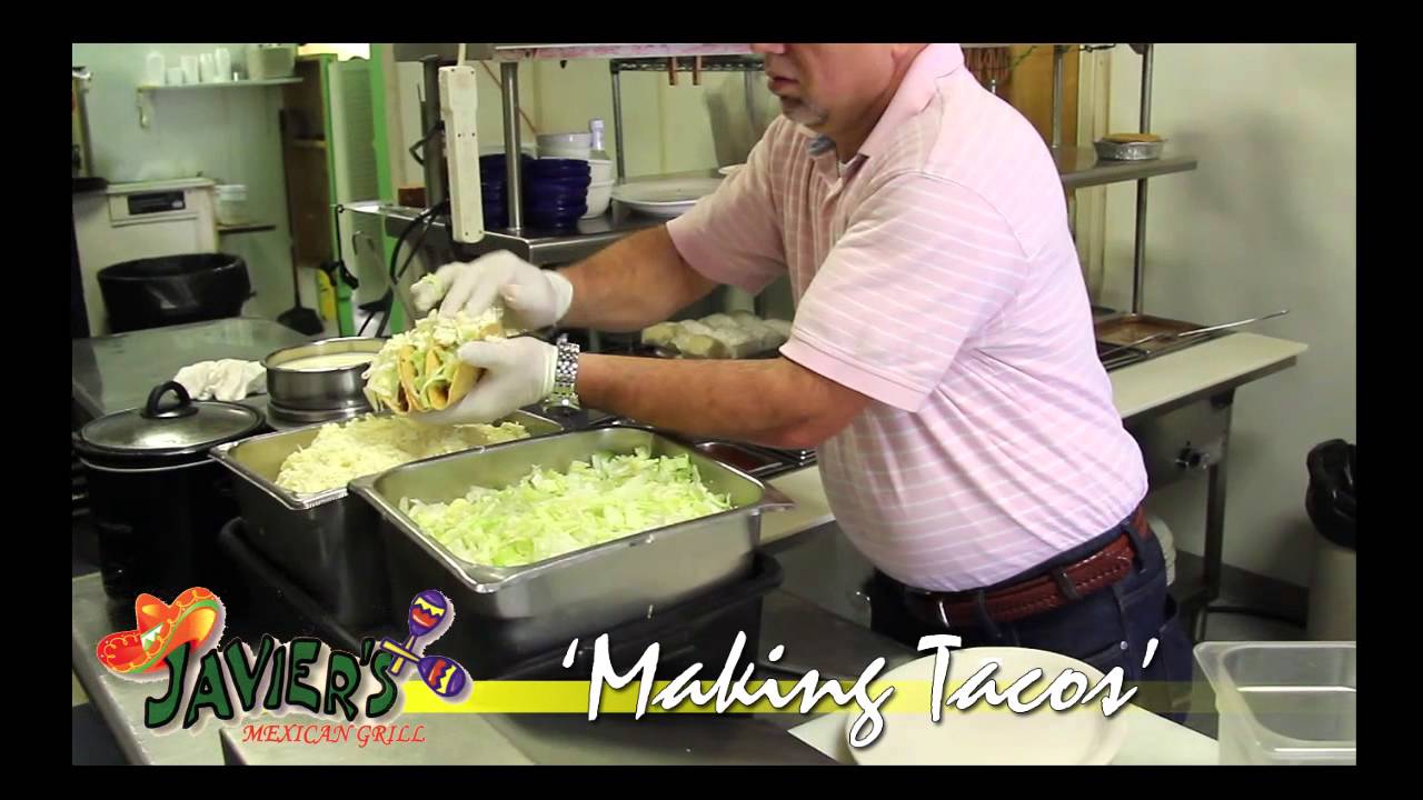 Javier's Mexican Grille in Downtown Chipley, FL features 'Making Tacos' HDTV